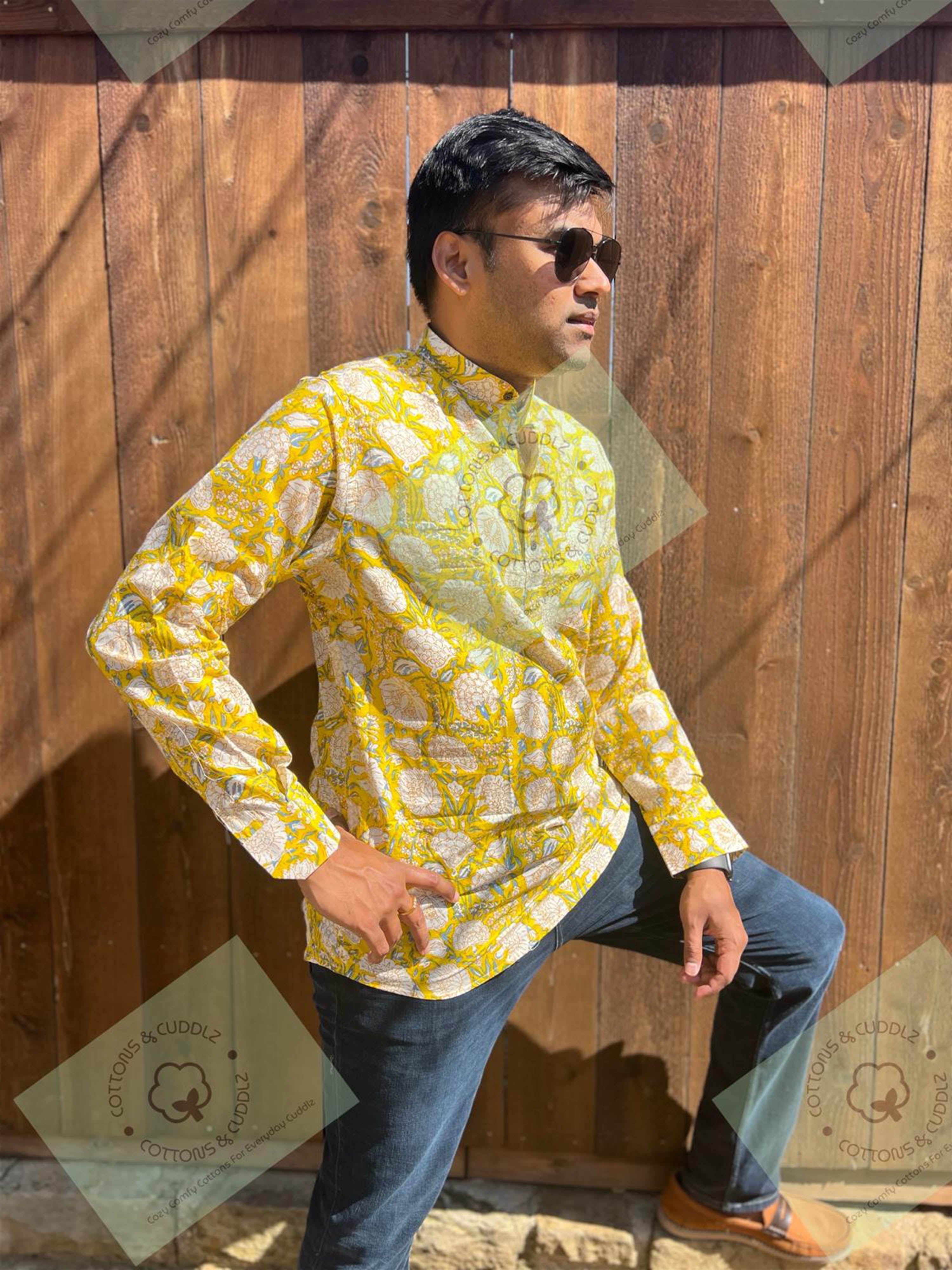 Yellow Men's Shirt