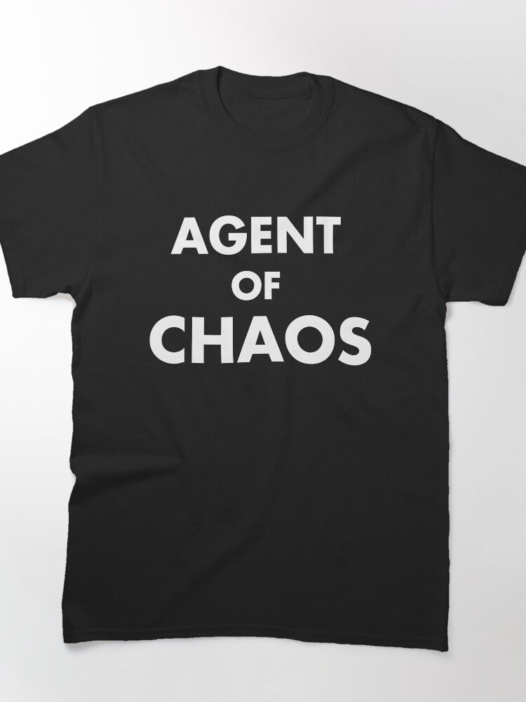 Agent Of Chaos Villain Shirt Sarcastic Graphic Apparel