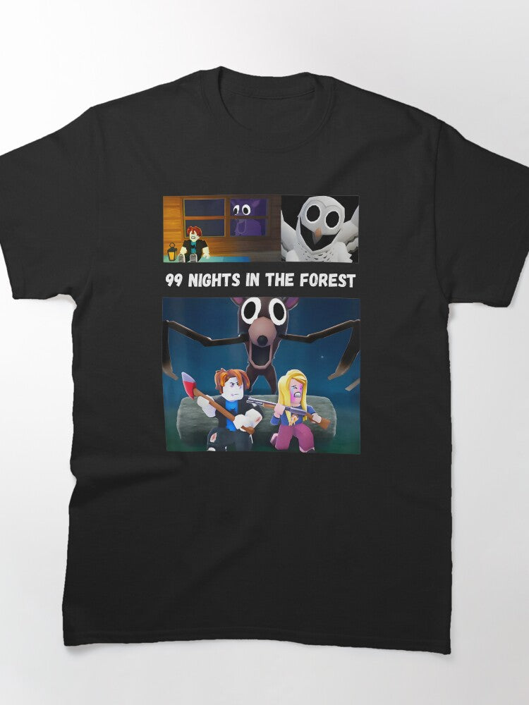 99 Nights In The Forest Tee Atmospheric Gaming Apparel