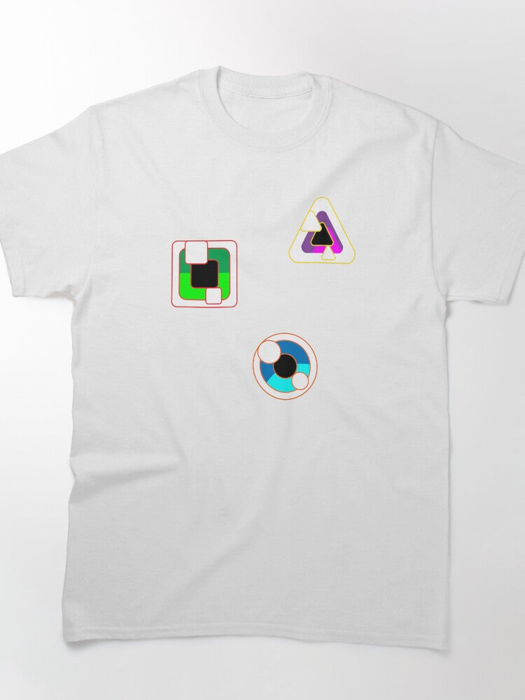 Anime Eye Gems Graphic Tee Detailed Manga Aesthetic Shirt