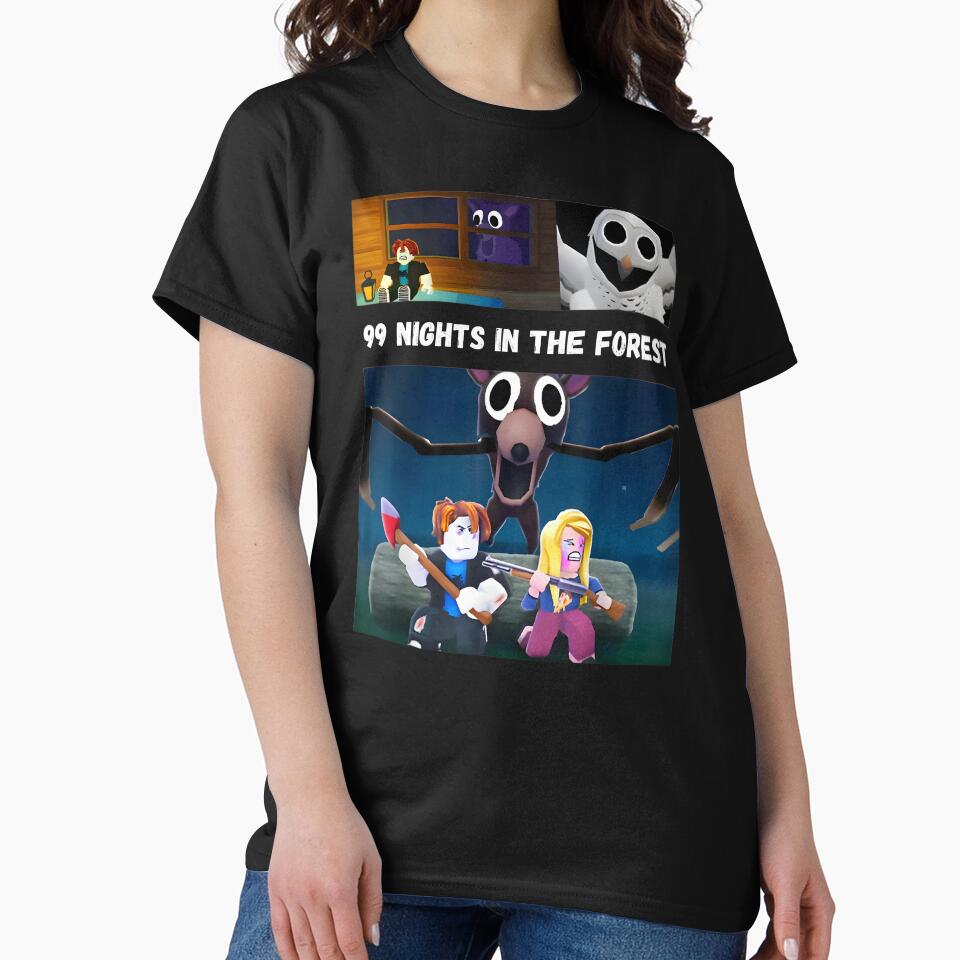 99 Nights In The Forest Tee Atmospheric Gaming Apparel Black